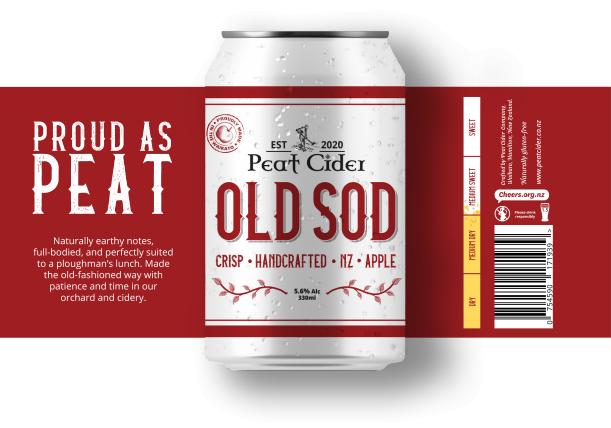 Can of Peat Cider old Sod