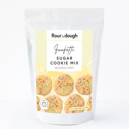 image of Flour & Dough Funfetti Sugar Cookie Baking Mix