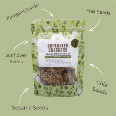 product image for Garlic & Rosemary Crackers