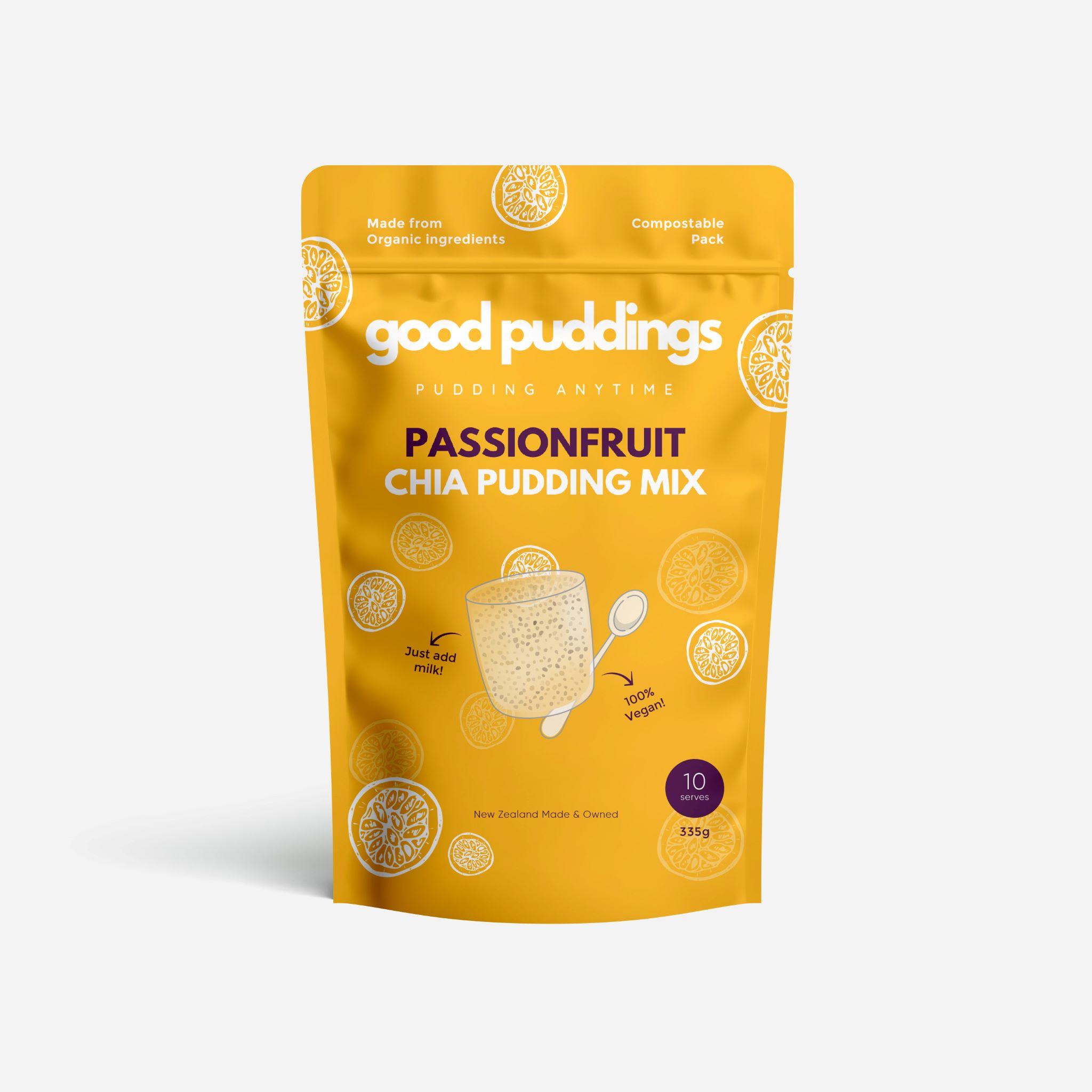 product image for Good Puddings Passionfruit Chia Pudding Mix