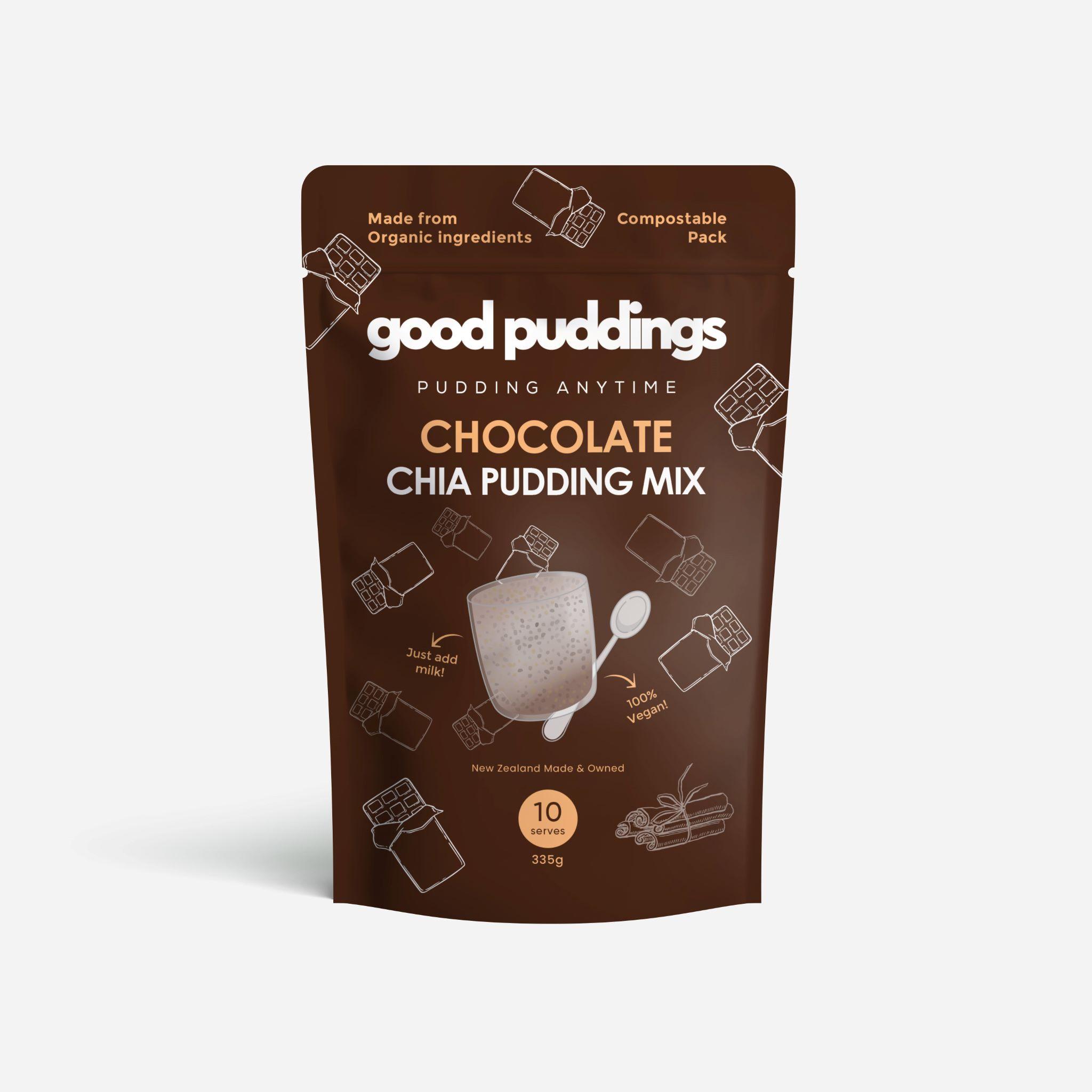 product image for Good Puddings Bennetto Chocolate Chia Pudding Mix