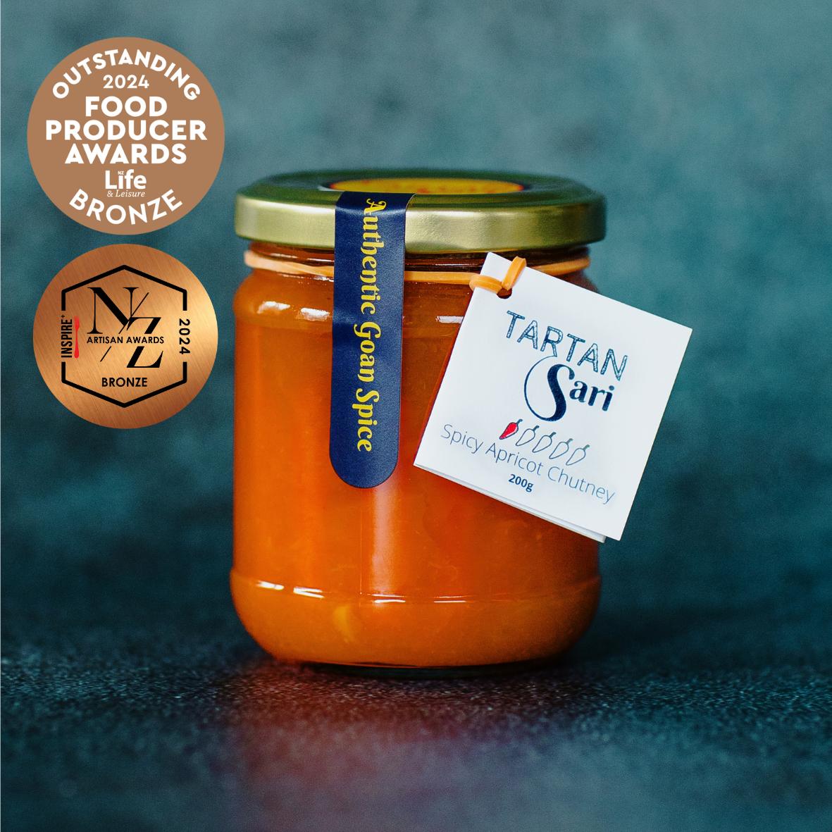 product image for Tartan Sari Spicy Apricot Chutney