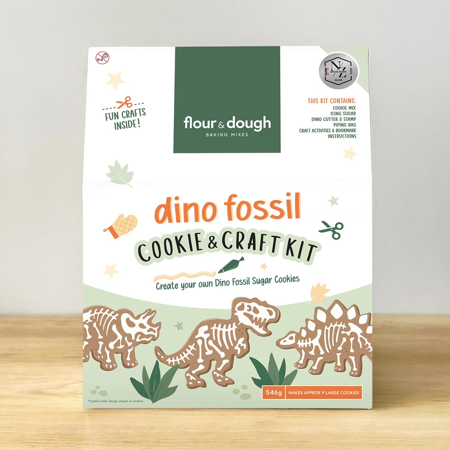 product image for Flour and Dough - Dino Fossil Cookie and Craft Kit