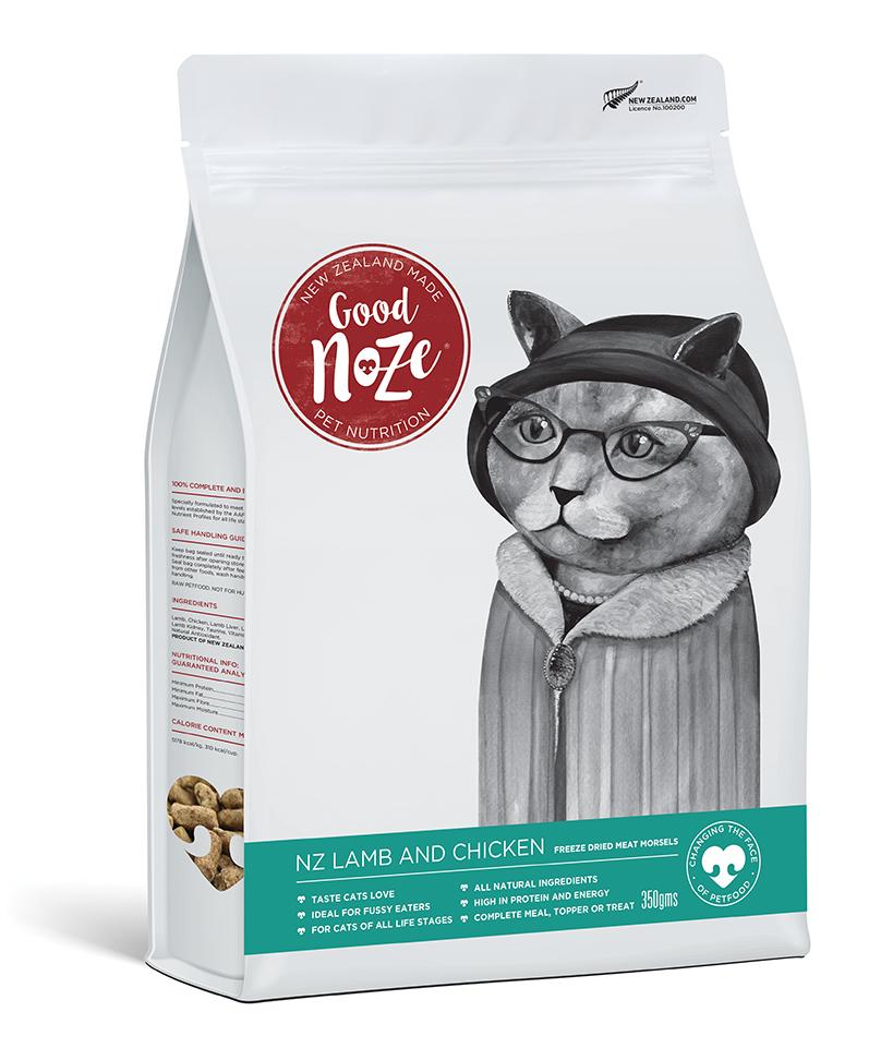 Good Noze New Zealand Lamb & Chicken freeze dry cat food The Good