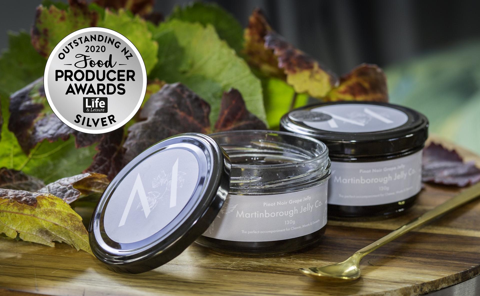 Hand crafted Pinot Noir Grape jelly Gourmet food & drink