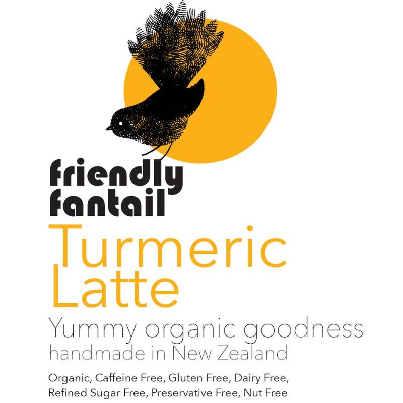 product image for Friendly Fantail Organic Turmeric Latte spice mix - Cafe Pack