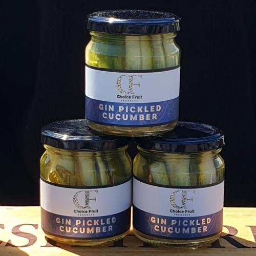 image of Gin Pickled Cucumber