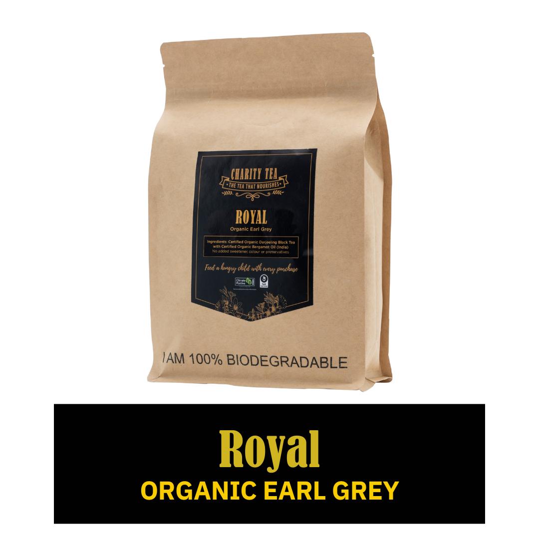 product image for Charity Tea Royal Organic Earl Grey Tea in a signature tin