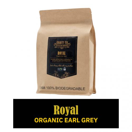 image of Charity Tea Royal Organic Earl Grey Tea in a signature tin
