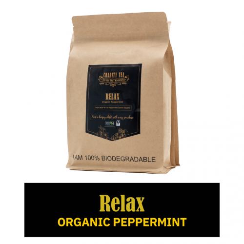 image of Charity Tea - Relax – Organic Peppermint Tea 