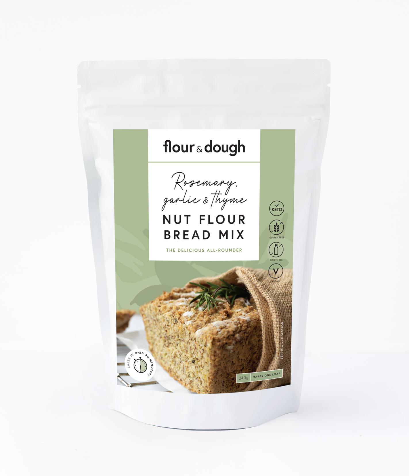 product image for Flour & Dough Rosemary Garlic & Thyme Baking Mix - Keto & GF