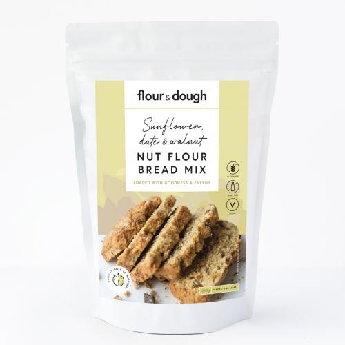 image of Flour & Dough Sunflower Date and Walnut Baking Mix - GF