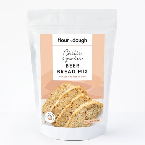 image of Flour & Dough Chilli & Garlic Beer Bread Baking Mix