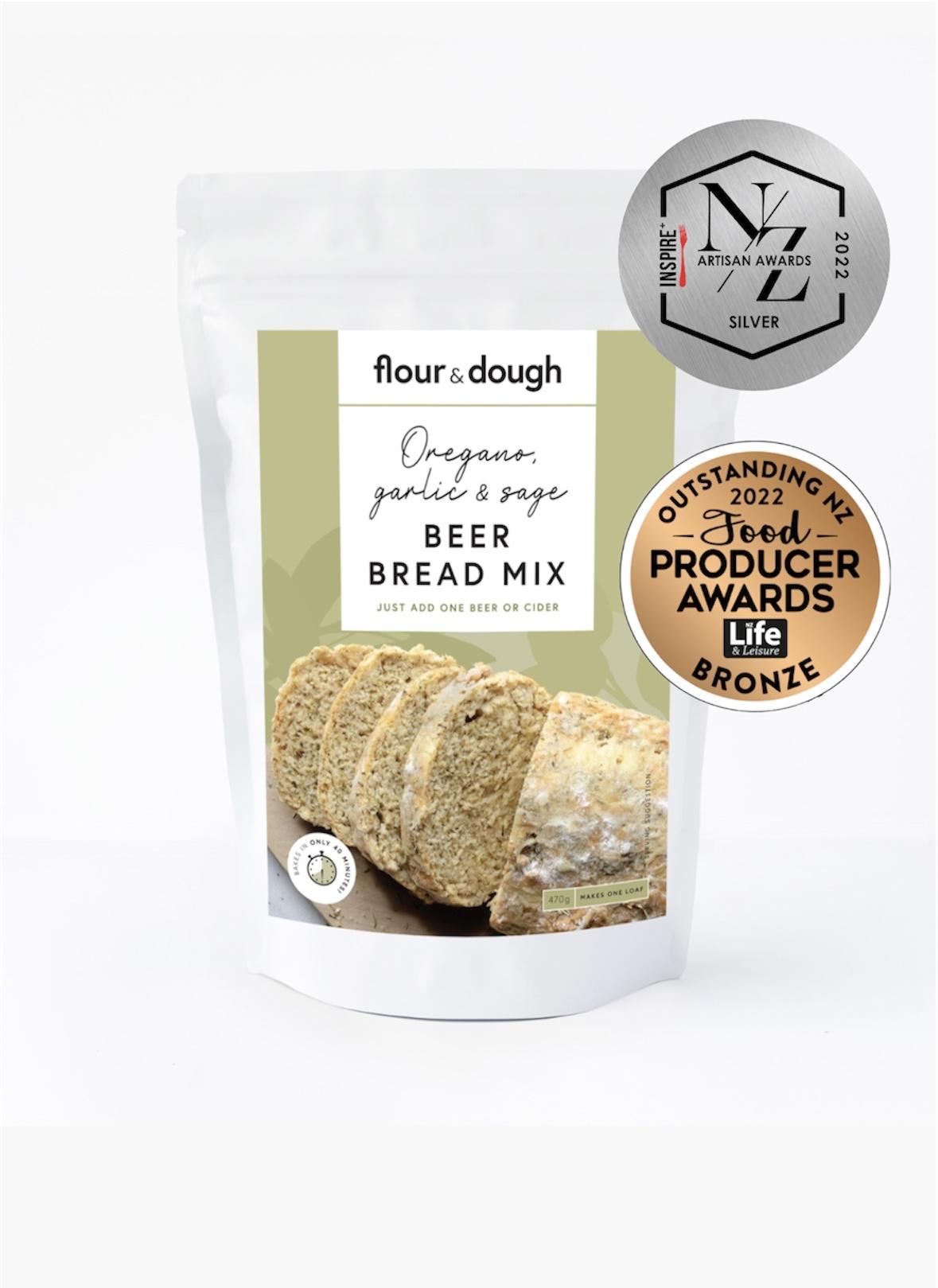 product image for Flour & Dough Oregano Garlic & Sage Beer Bread Baking Mix