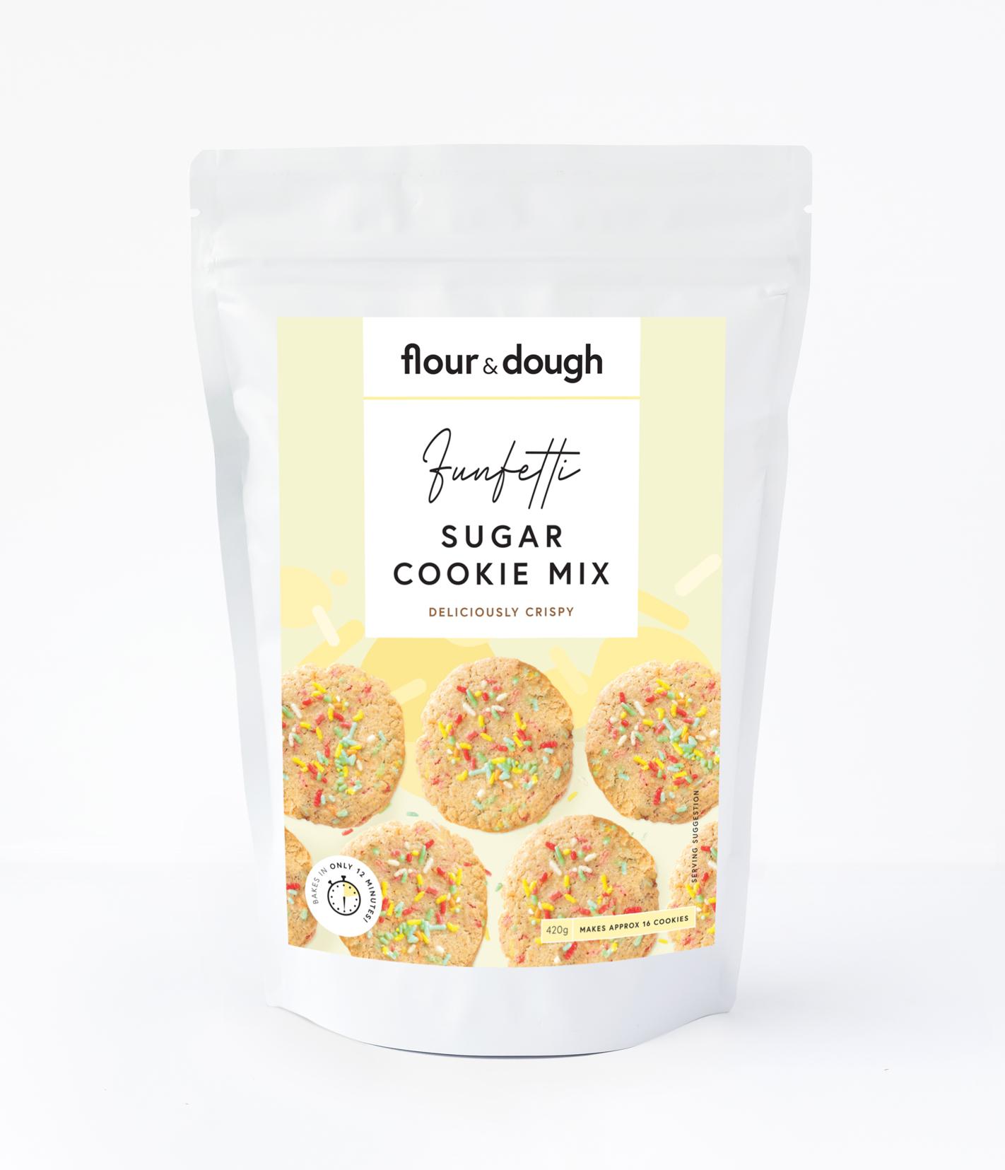 product image for Flour & Dough Funfetti Sugar Cookie Baking Mix