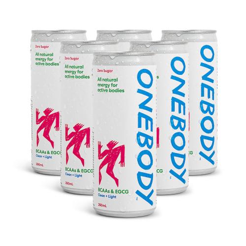 image of Onebody - All natural energy for active bodies - 6 pack x 250ml