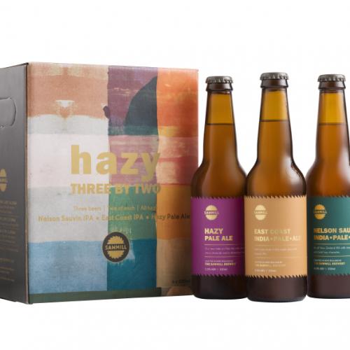 image of  Sawmill Hazy Three by Two 24pk X330ml bottle's life