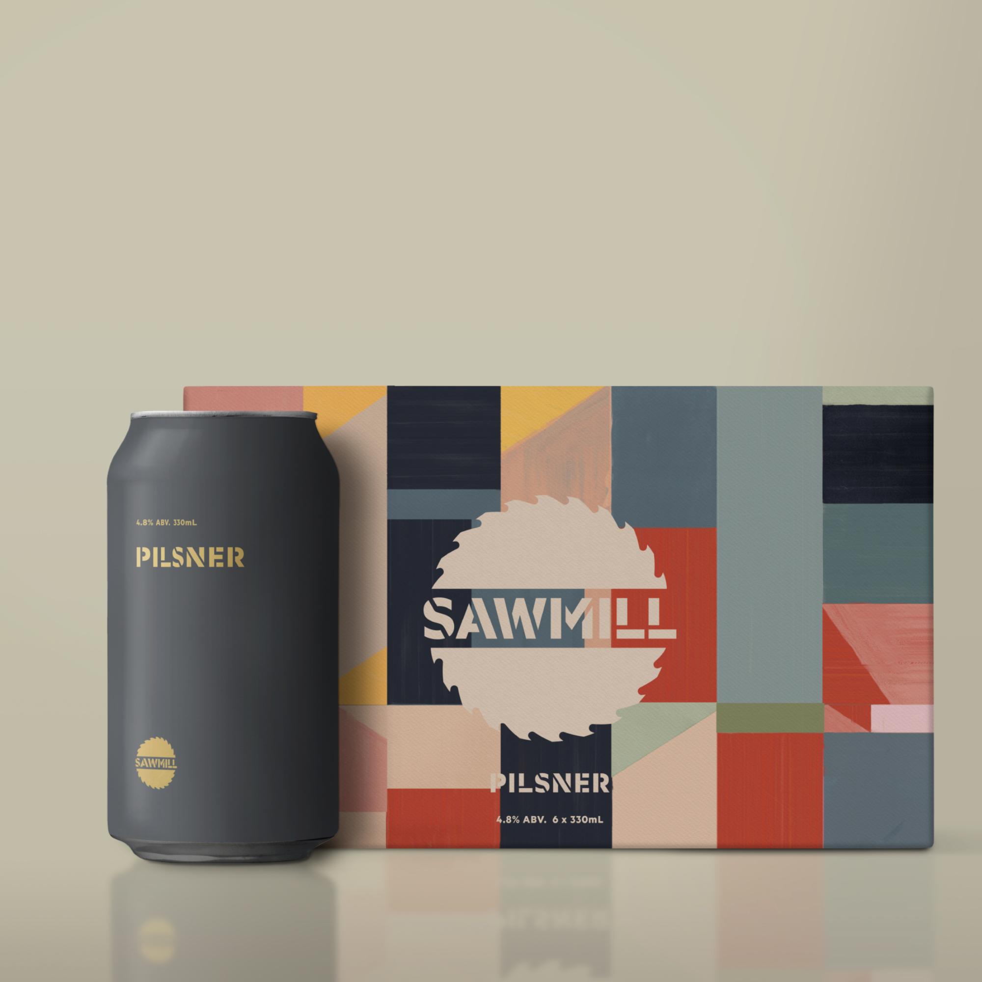 product image for Sawmill Pilsner - 24 x 330ml cans
