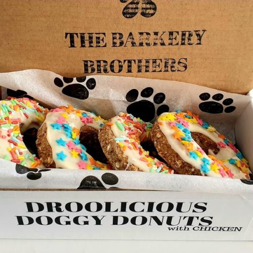 image of The Barkery Brothers: Droolicious Doggy Donuts: Celebration Chicken