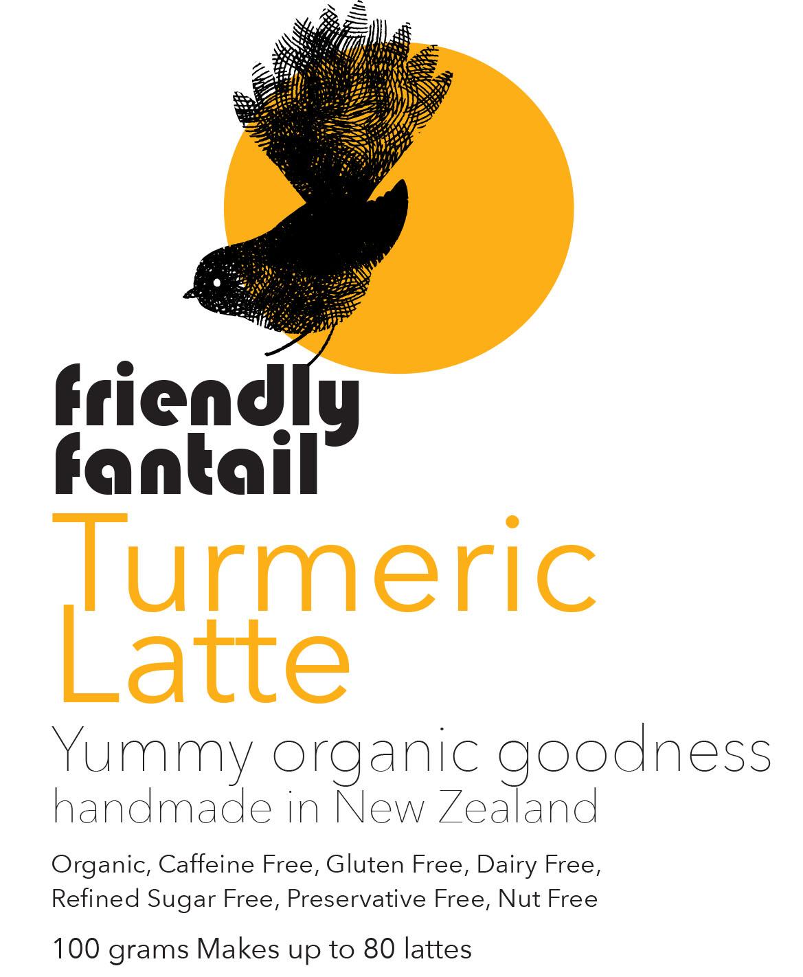 product image for Friendly Fantail Organic Turmeric Latte spice mix - Cafe Pack