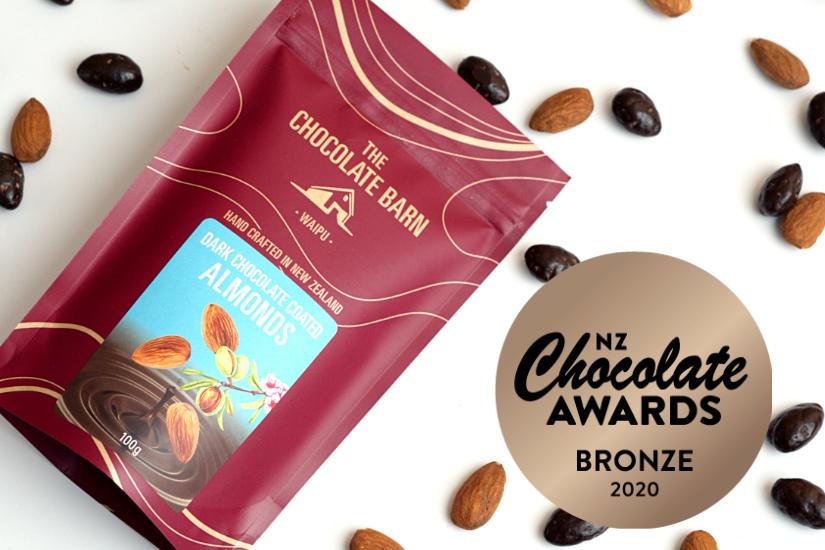 product image for The Chocolate Barn dark chocolate coated almond