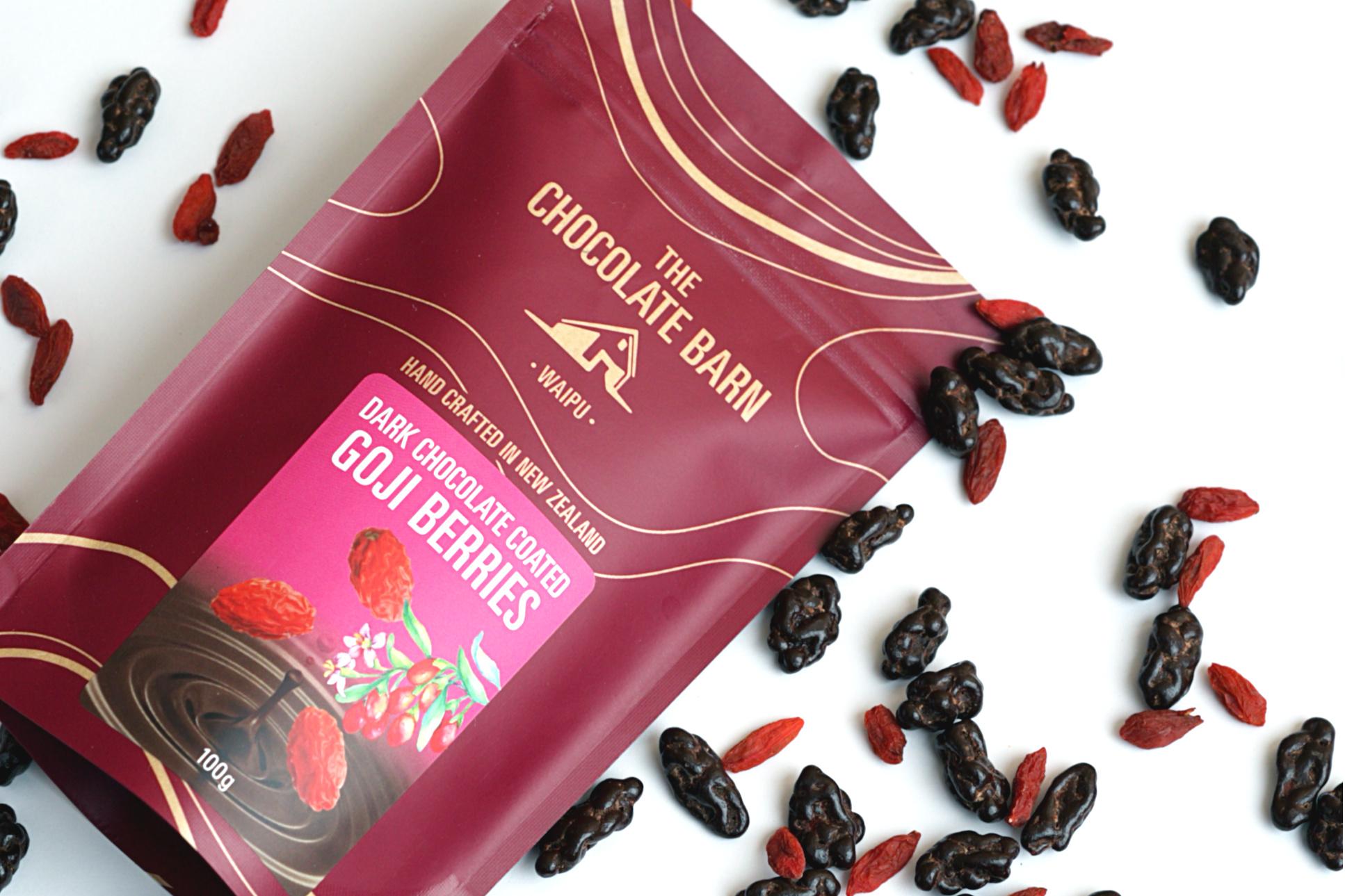 product image for The Chocolate Barn Dark Chocolate Coated Goji Berries
